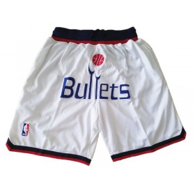 NBA Washington Wizards Män Fickor Shorts Vit Swingman